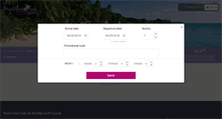 Desktop Screenshot of bookings.plumtreeclub.com